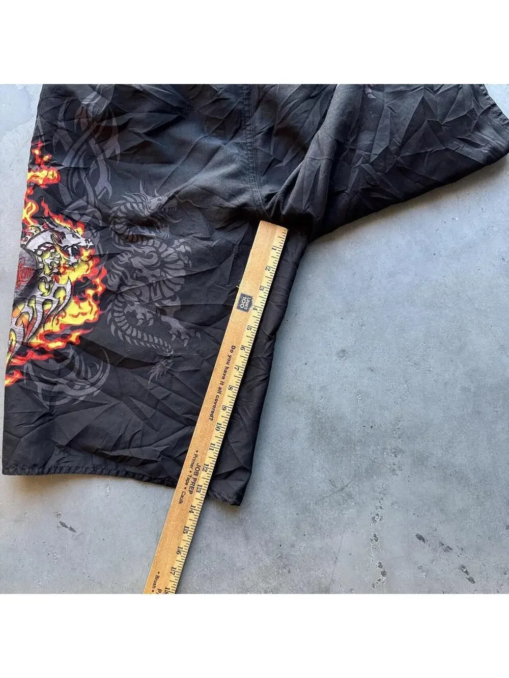 y2k maui and sons swimwear dragon board shorts